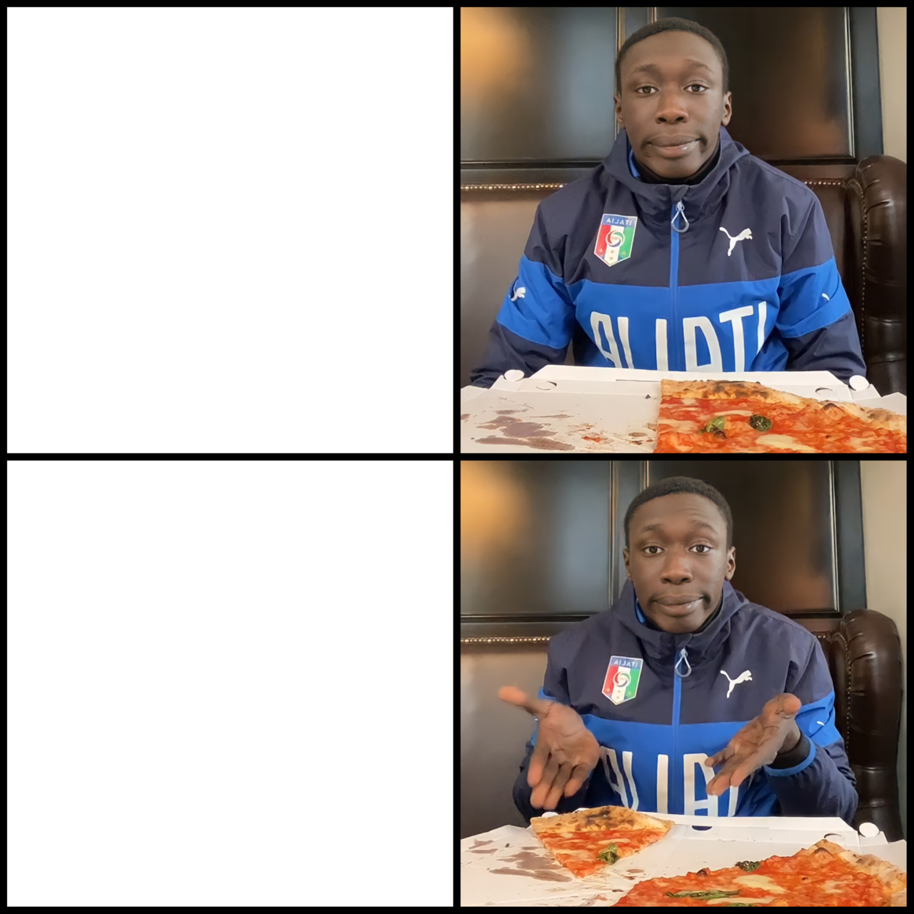 Khaby Lame Doing Math meme template image