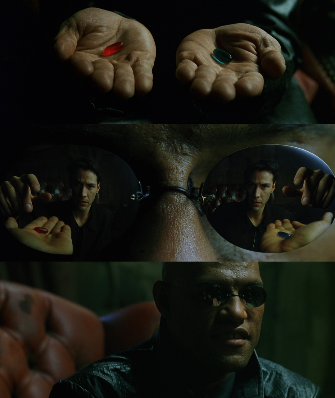 Red Pill Blue Pill Meme Template