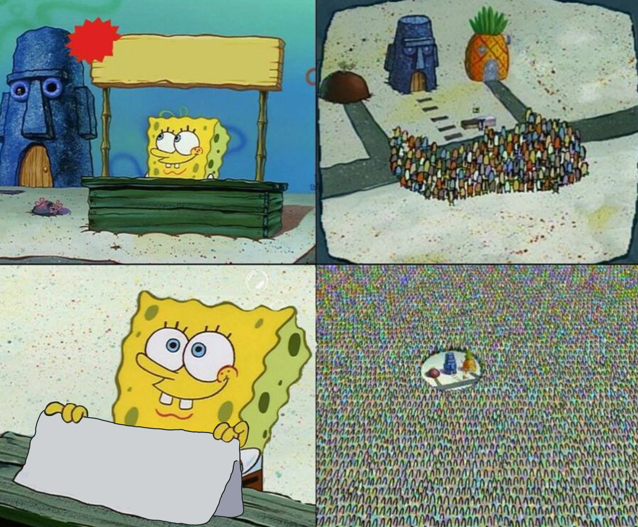 Spongebob Explaining Meme meme template image