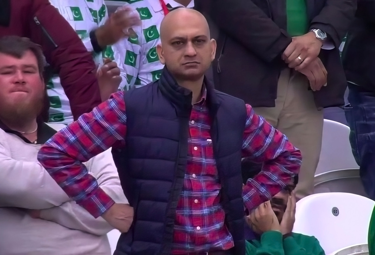 Disappointed Pakistani Fan Meme Template