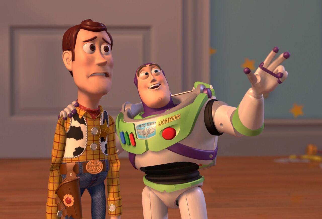 Buzz Explaining Woody Meme Template