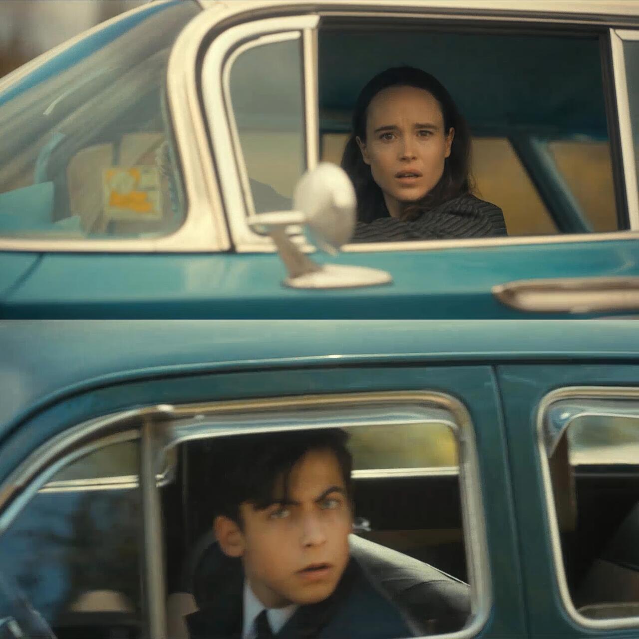 The Umbrella Academy Car Reaction meme template image