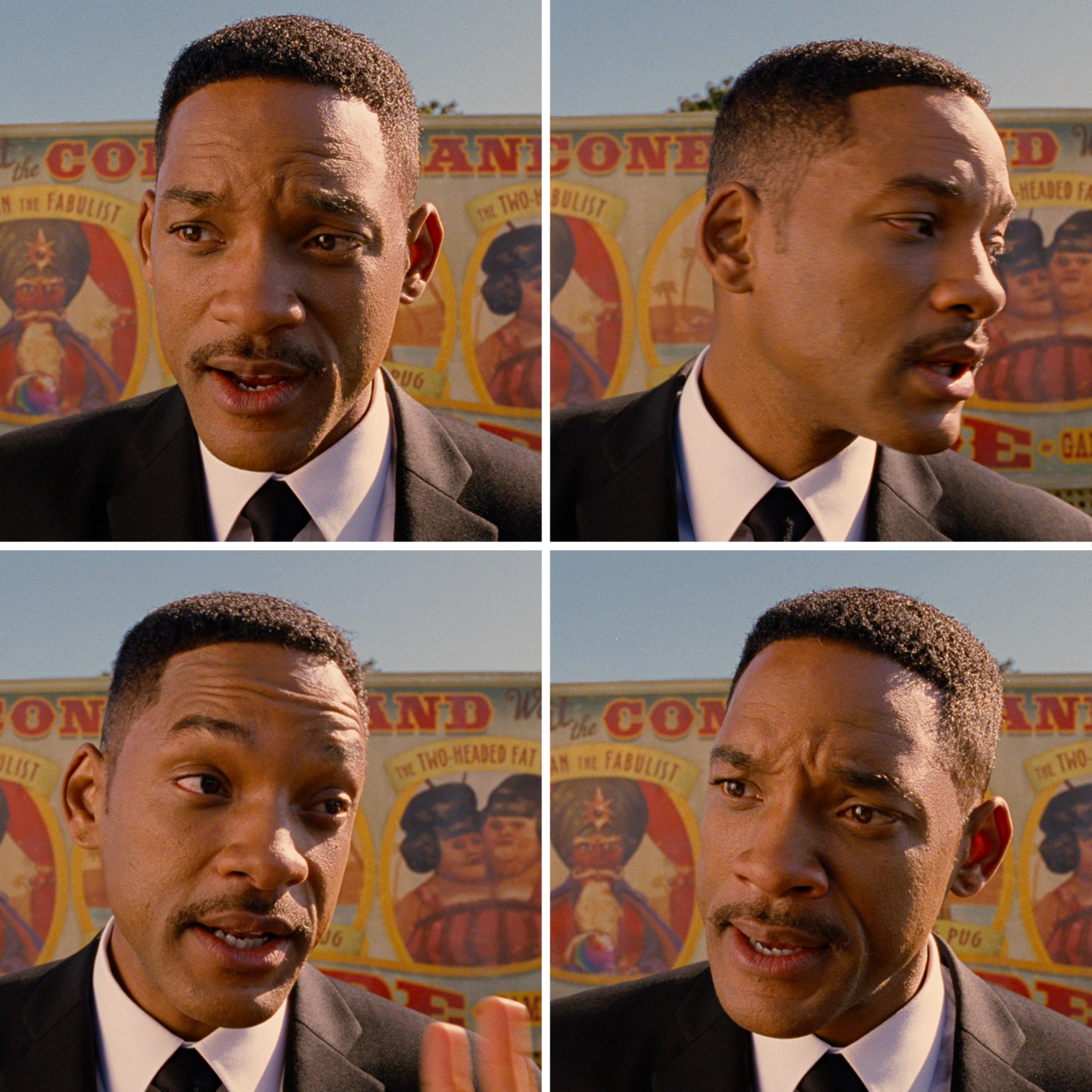 Will Smith Explaining meme template image