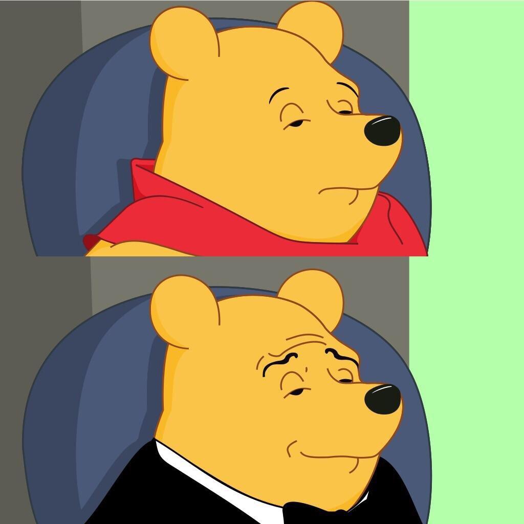 Winnie the Pooh Presentation Meme Template