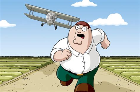 Peter Griffin Running Away Meme Template