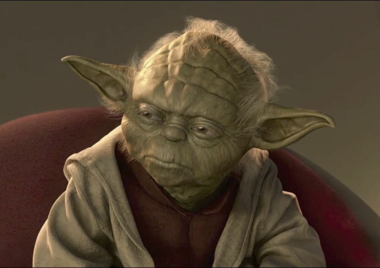 Yoda Contemplating Meme Template