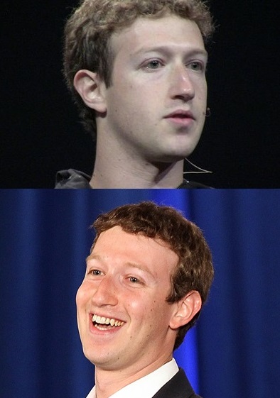 Zuckerberg Then and Now Meme Template