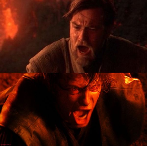 Obi-Wan vs Anakin Meme Template