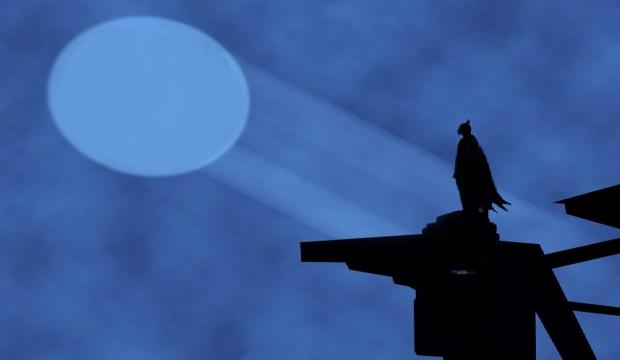 Batman On Rooftop Meme Template