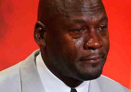 Crying Jordan Meme Template
