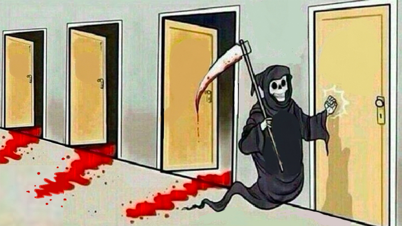 Grim Reaper Knocking Meme Template