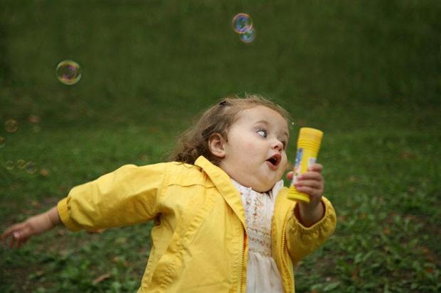 Surprised Little Girl Meme Template