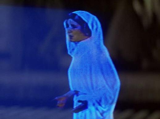 Princess Leia Hologram Meme Template