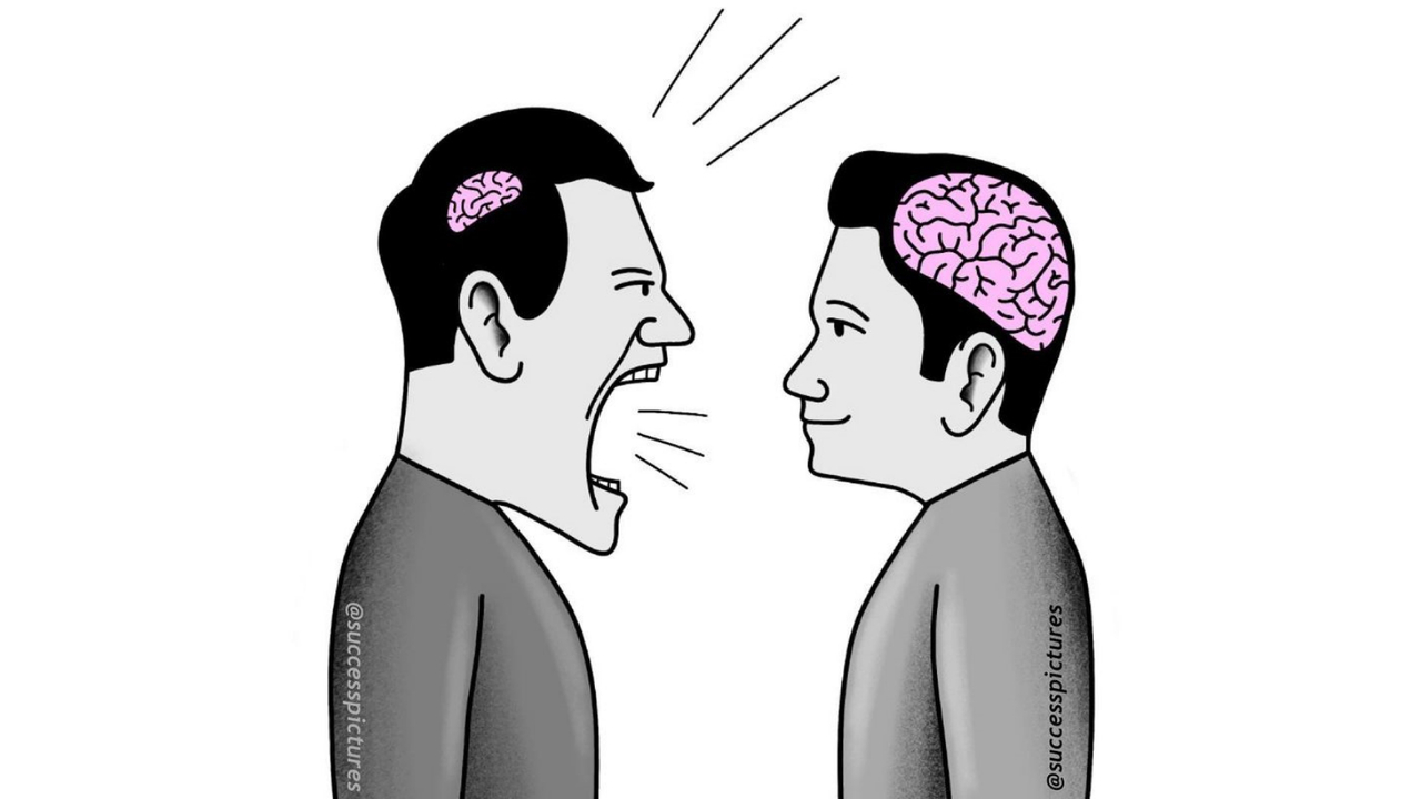 Small Brain vs Big Brain Meme Template