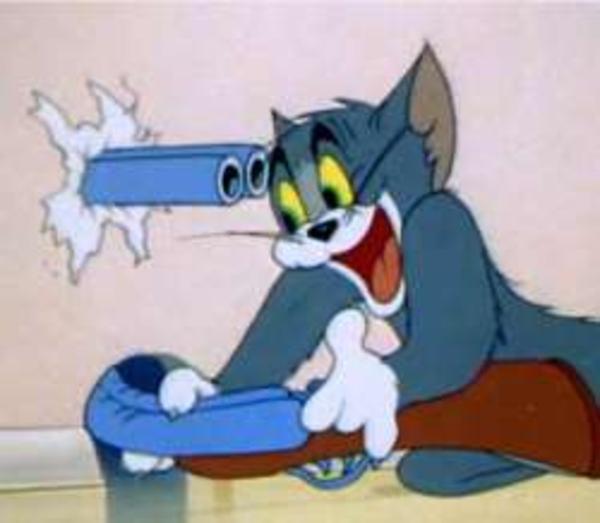 Tom Aiming Gun Meme Template