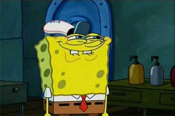 Spongebob Smirking Meme Template