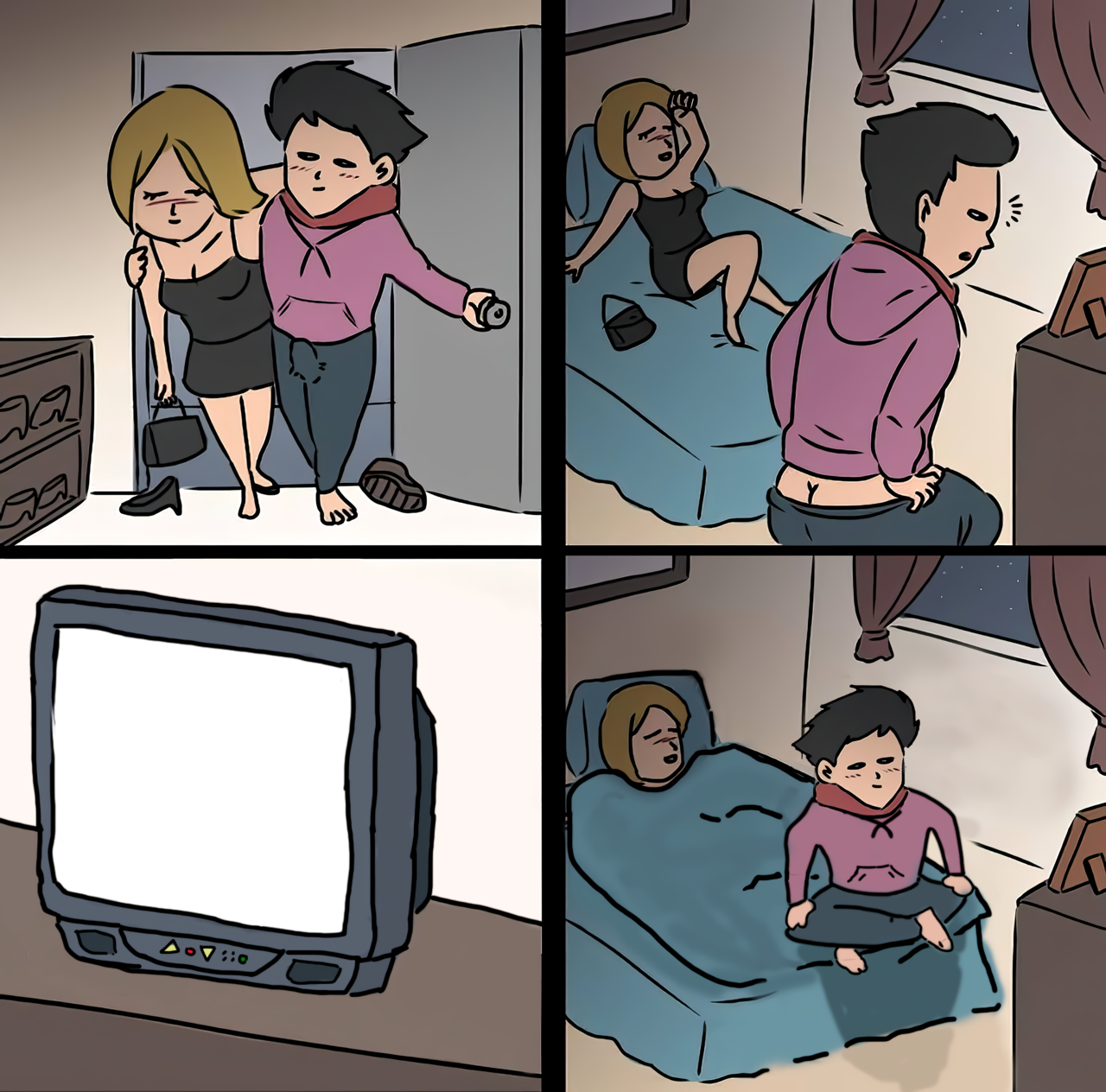 Sobering Up Comic meme template image