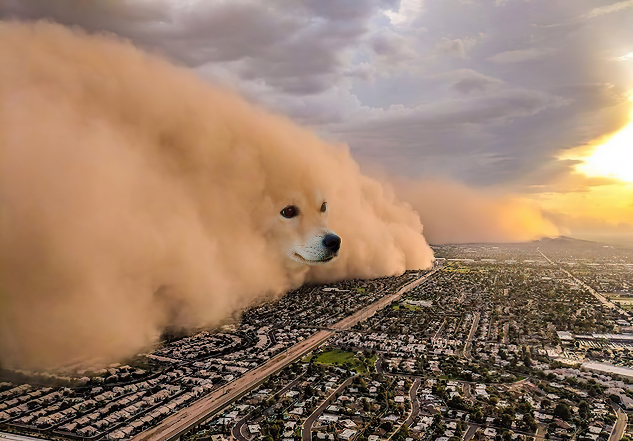 Doge Haboob Meme Template