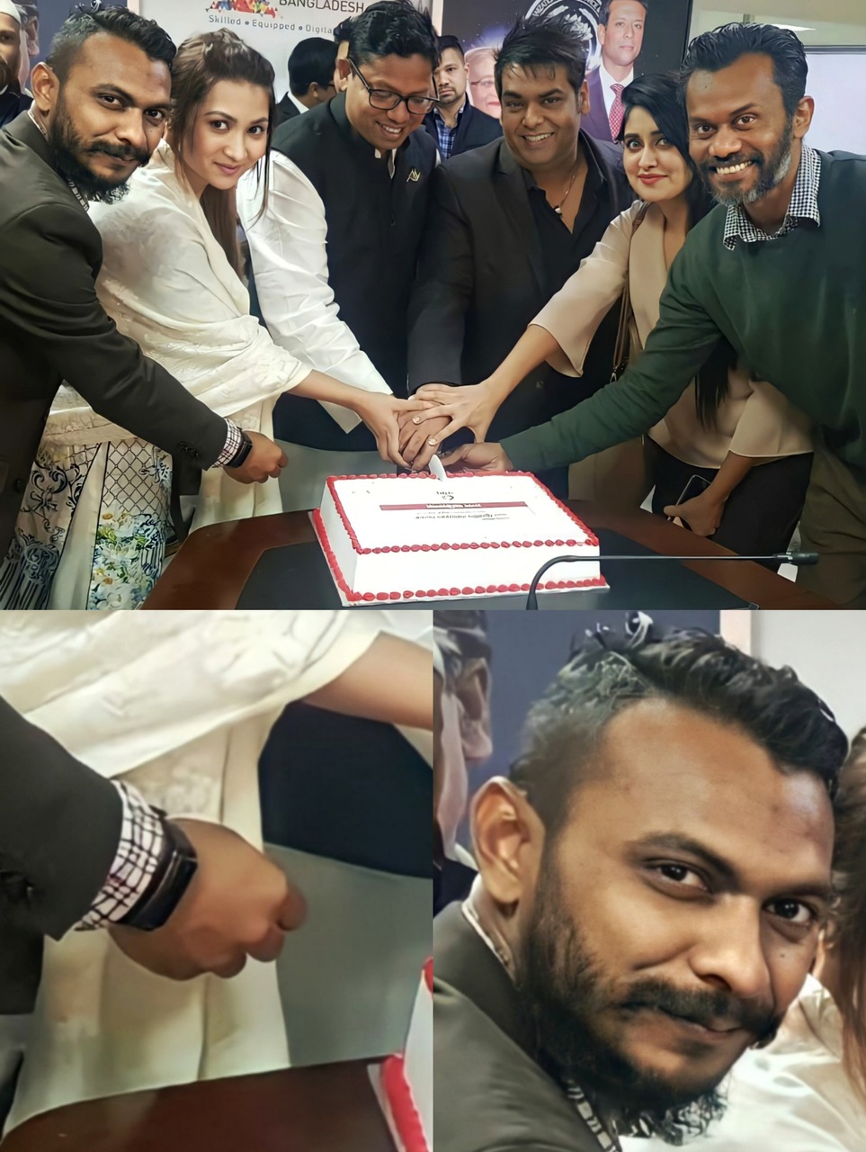 Cake Cutting Ceremony Hand Grab Meme Template
