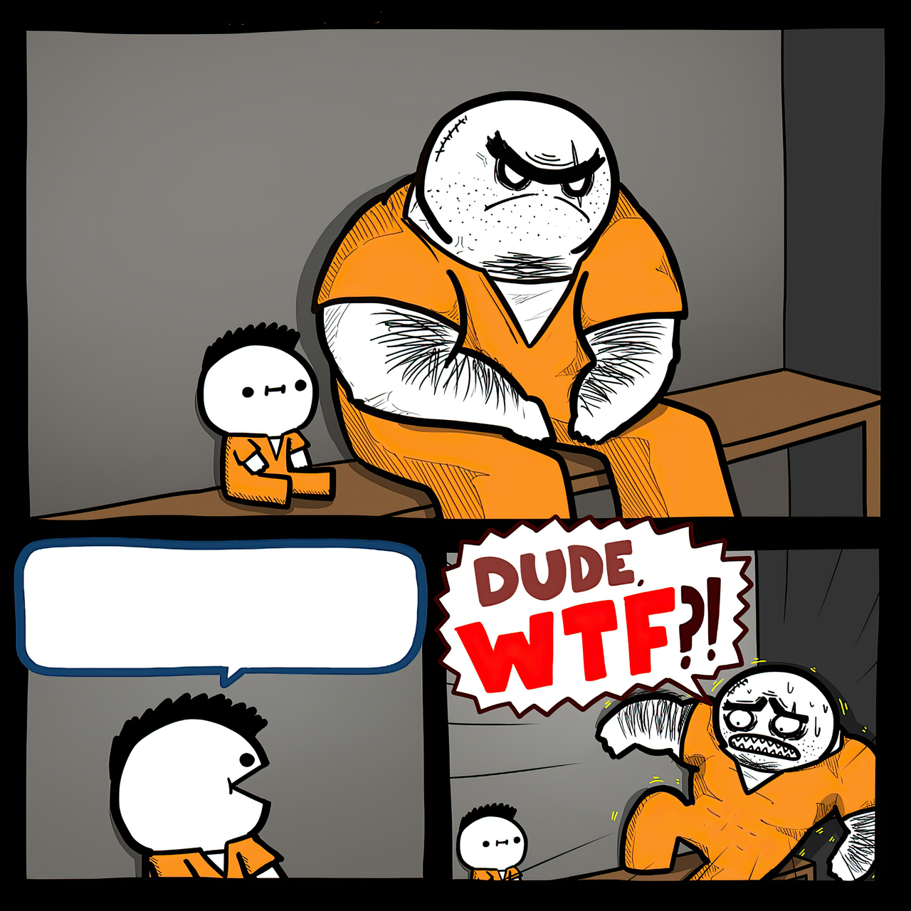 Jail Comic Meme meme template image