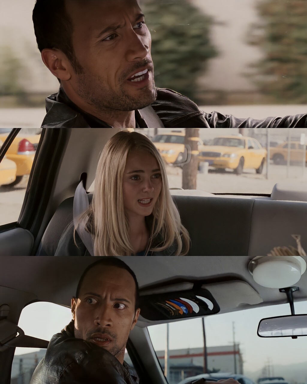 The Rock Driving (Race to Witch Mountain) - Generated with Text to Meme