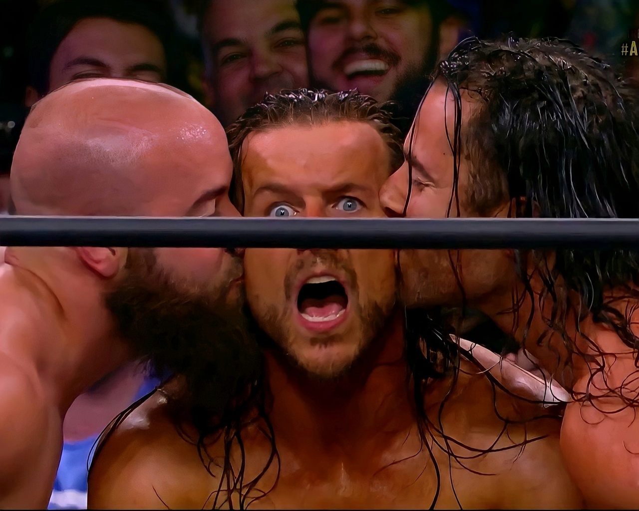 Adam Cole Surrounded meme template image
