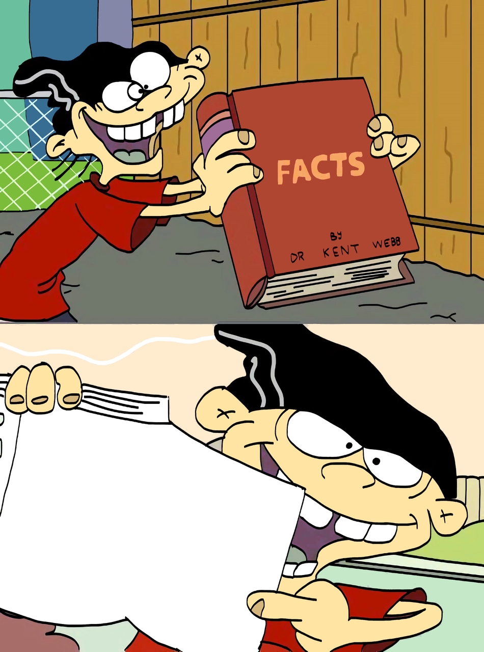 Edd Reading Facts Book meme template image