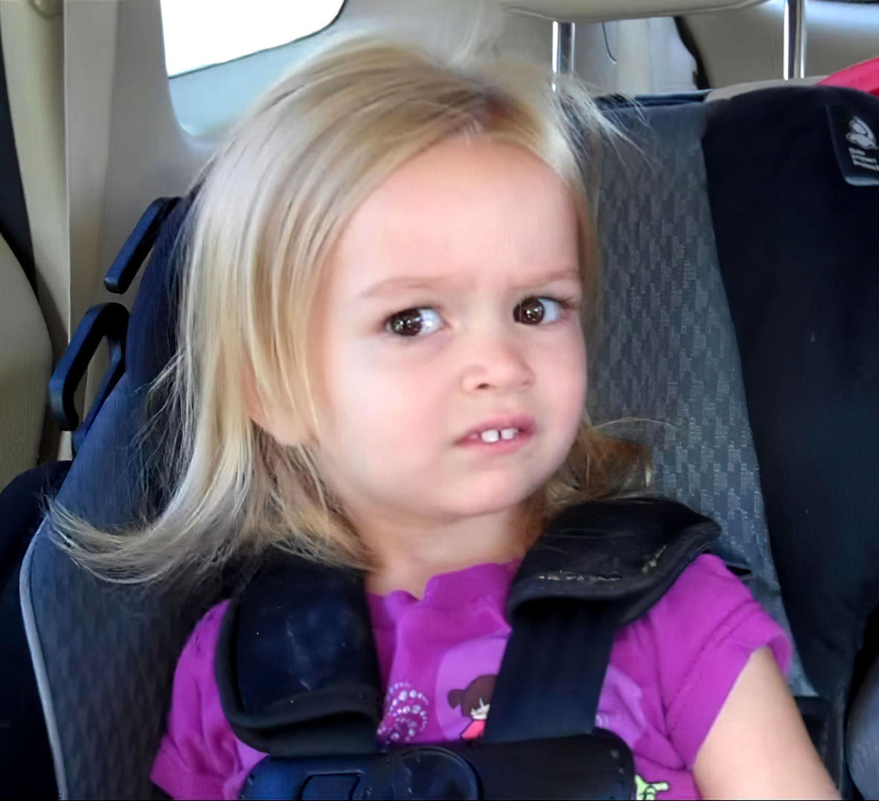 Side Eyeing Chloe meme template image