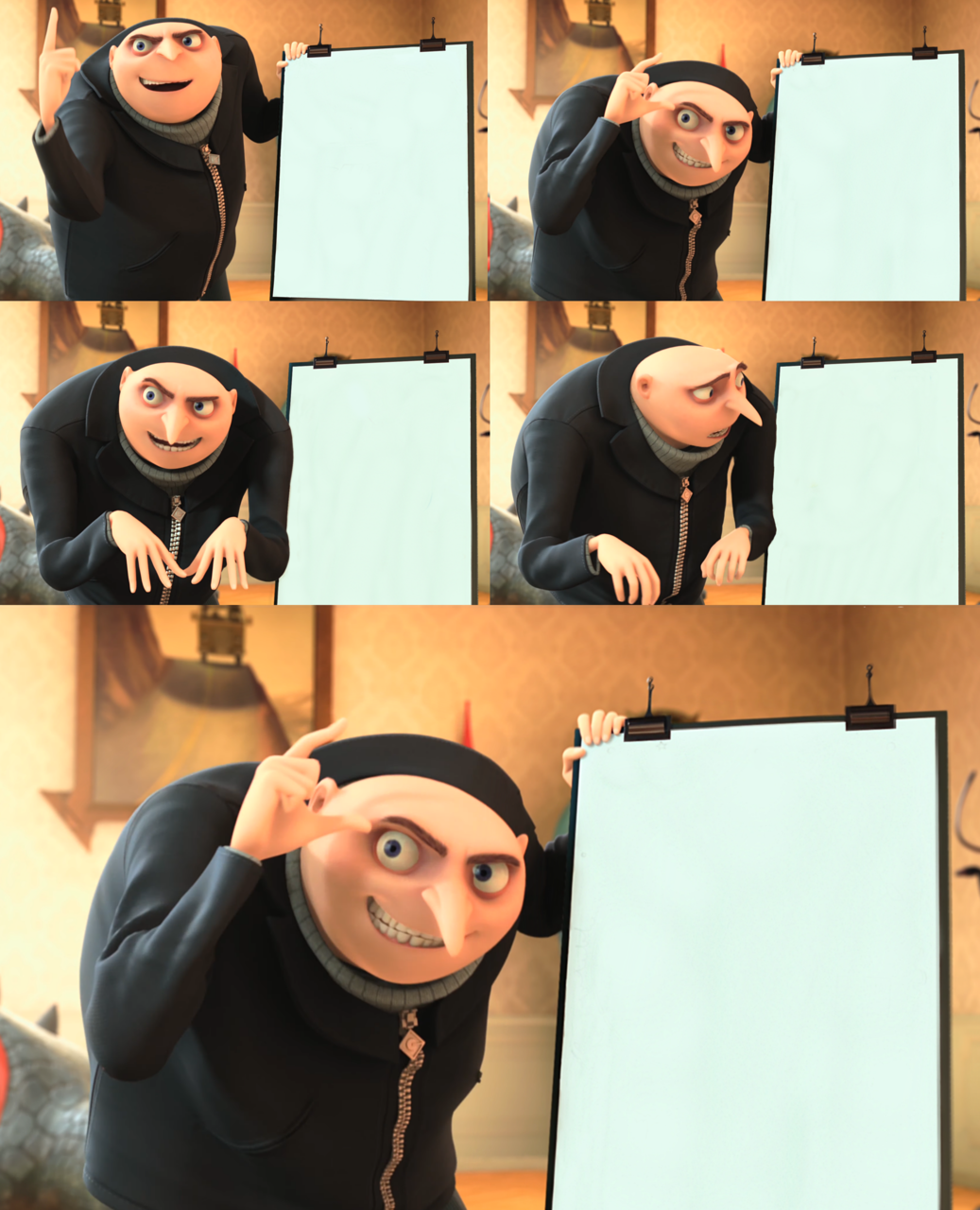 Gru's Plan Presentation - Generated with Text to Meme