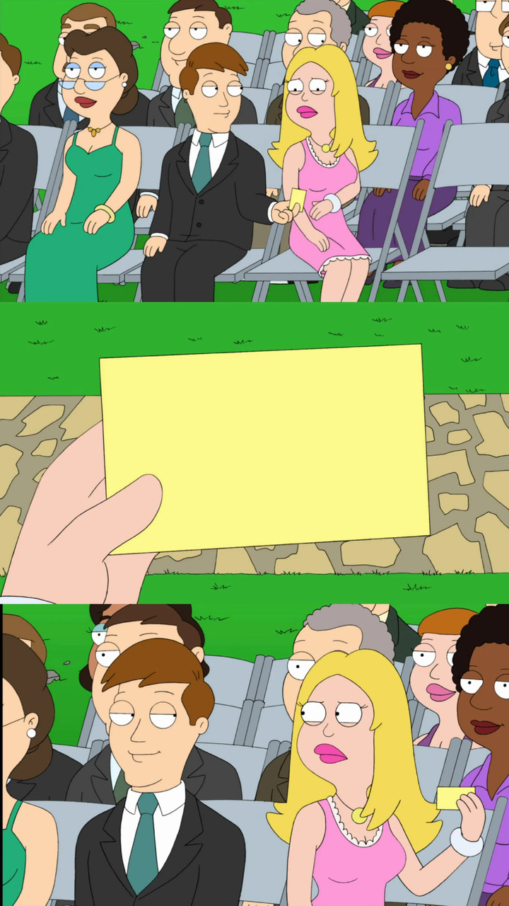 American Dad Blank Card Meme Meme Template